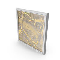 City Sculpture Canvas PNG & PSD Images