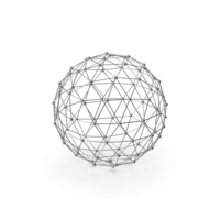 Network Sphere Silver PNG & PSD Images