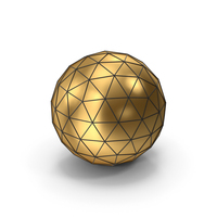 Gold Wire Sphere PNG & PSD Images