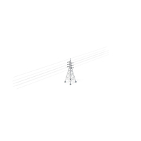 Power Lines High Tension PNG & PSD Images