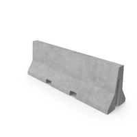 Concrete Safety Barrier PNG & PSD Images