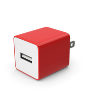 USB Charger Red PNG & PSD Images