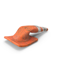 Safety Cone 28 Inch Destroyed PNG & PSD Images