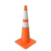 Safety Cone 36 Inch PNG & PSD Images