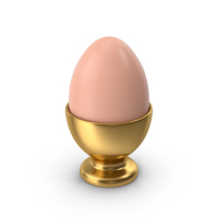 金杯中的鸡蛋PNG和PSD图像
