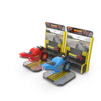 Moto Racing Simulator Arcade Machine PNG & PSD Images