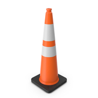 36 Inch Safety Cone PNG & PSD Images