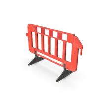 Dirty Red Plastic Safety Barrier PNG & PSD Images