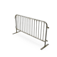 Dirty Galvanized Metal Safety Barrier PNG & PSD Images