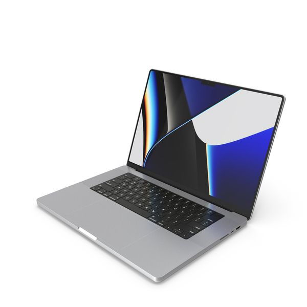 Apple MacBook Pro 16 inch Silver PNG Images & PSDs for
