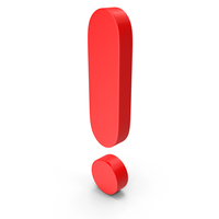 EXCLAMATION SIGN RED PNG & PSD Images