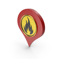 Location Flame Hazard Symbol PNG & PSD Images