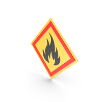 Flame Hazard Symbol PNG & PSD Images