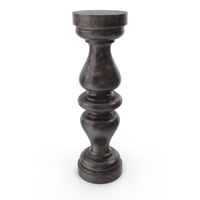 Marble Round Baluster PNG & PSD Images