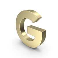 Golden Alphabet G PNG & PSD Images