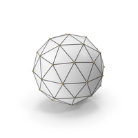 Black Gold Network Sphere PNG & PSD Images