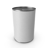 White Dented Tin Can PNG & PSD Images