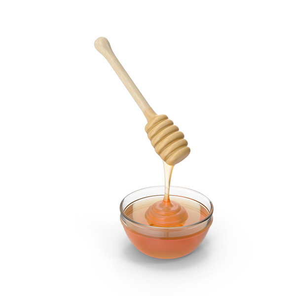 Honey Dipper With Bowl PNG & PSD Images