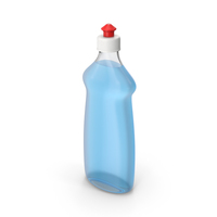 Blue Dishwashing Liquid Bottle PNG & PSD Images