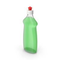Green Dishwashing Liquid Bottle PNG & PSD Images