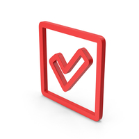 Red Checkmark Symbol PNG & PSD Images