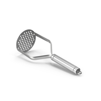 Stainless Steel Potato Masher PNG & PSD Images