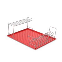 Red Dish Drainer PNG & PSD Images