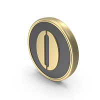 Digit Number Coin 0 PNG & PSD Images