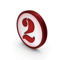 Digit Number Coin 2 PNG & PSD Images