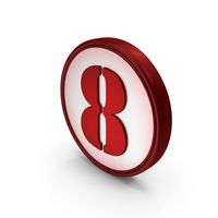Number 8 Coin PNG & PSD Images
