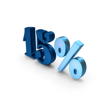 Design Numbers Percentage 15 PNG & PSD Images