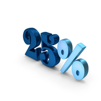 Design Numbers Percentage 25 PNG & PSD Images