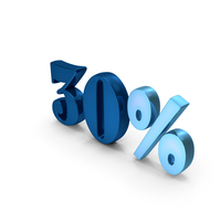 Design Numbers Percentage 30 PNG & PSD Images