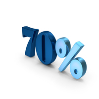 Design Numbers Percentage 70 PNG & PSD Images