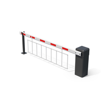 Black Automatic Road Barrier PNG & PSD Images