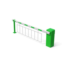 Automatic Road Barrier Green PNG & PSD Images