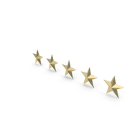 Five Star Customer Rating Gold PNG & PSD Images