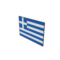 Embroidered Greece Flag Patch PNG & PSD Images