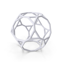 White Geometric Shaped Showpiece PNG & PSD Images