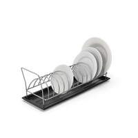 Dish Drying Rack Black PNG & PSD Images