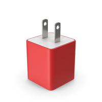 Red USB Charger PNG & PSD Images