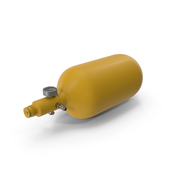 Compressed Air Paintball Tank PNG & PSD Images