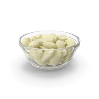 Fresh Peeled Garlic Cloves In A Bowl PNG & PSD Images