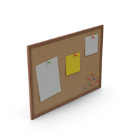 Corkboard With Notes PNG & PSD Images