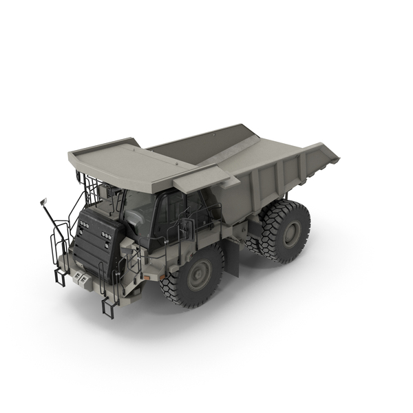 Off Highway Dump Truck Clean PNG & PSD Images
