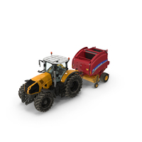 Tractor With New Holland Roll Belt PNG & PSD Images