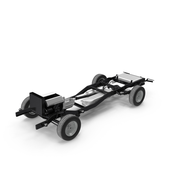 Vintage Pickup Truck 2WD Chassis PNG & PSD Images