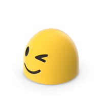 Winking Face Android Emoji PNG & PSD Images