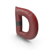 Leather Letter D PNG & PSD Images