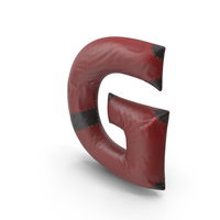Leather Letter G PNG & PSD Images